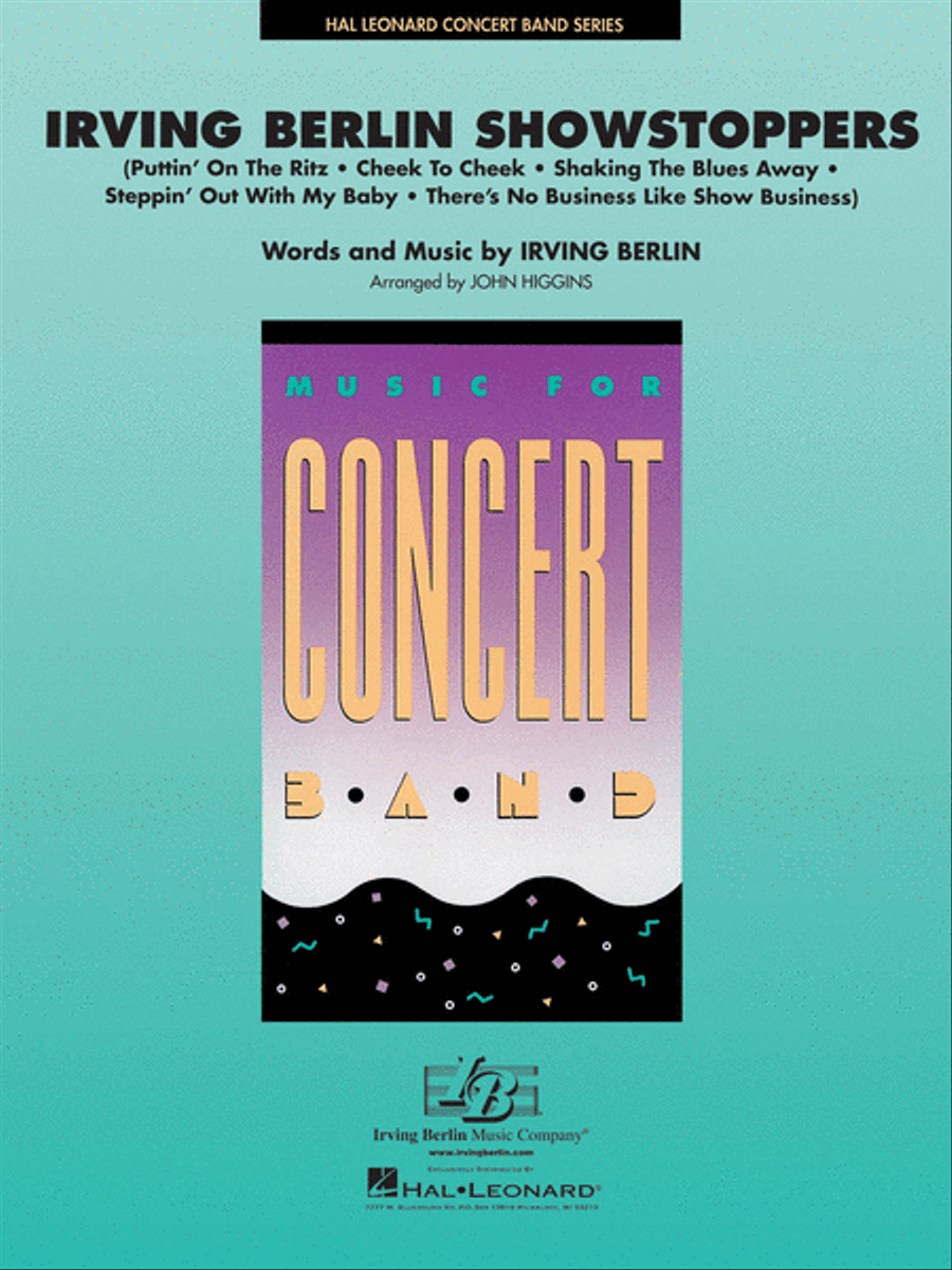 Irving Berlin Showstoppers Concert Band scores gallery preview page 1