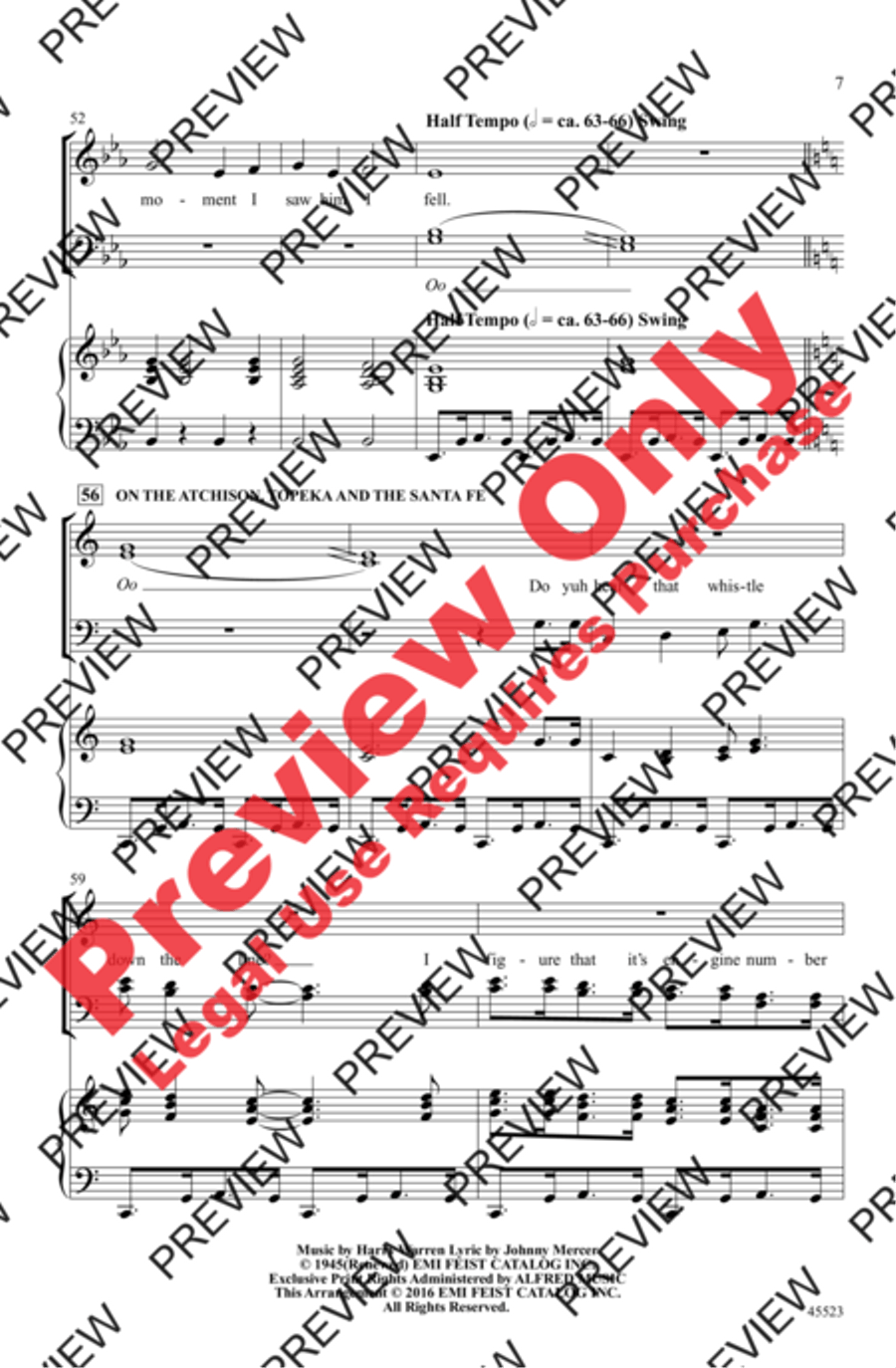 A Tribute to Judy Garland - SoundTrax CD (CD only) Choir scores gallery preview page 7
