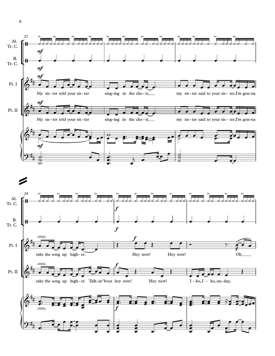 Iko Iko Iko Iko SA scores gallery preview page 6
