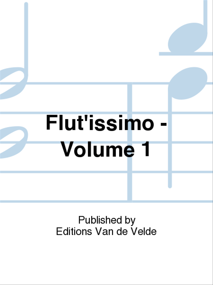 Flut'issimo - Volume 1 Flut'issimo - Volume 1 CD scores gallery preview page 1