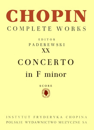 Book cover for Concerto No.2 Op.21 f-minor