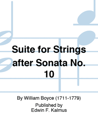 Suite for Strings after Sonata No. 10