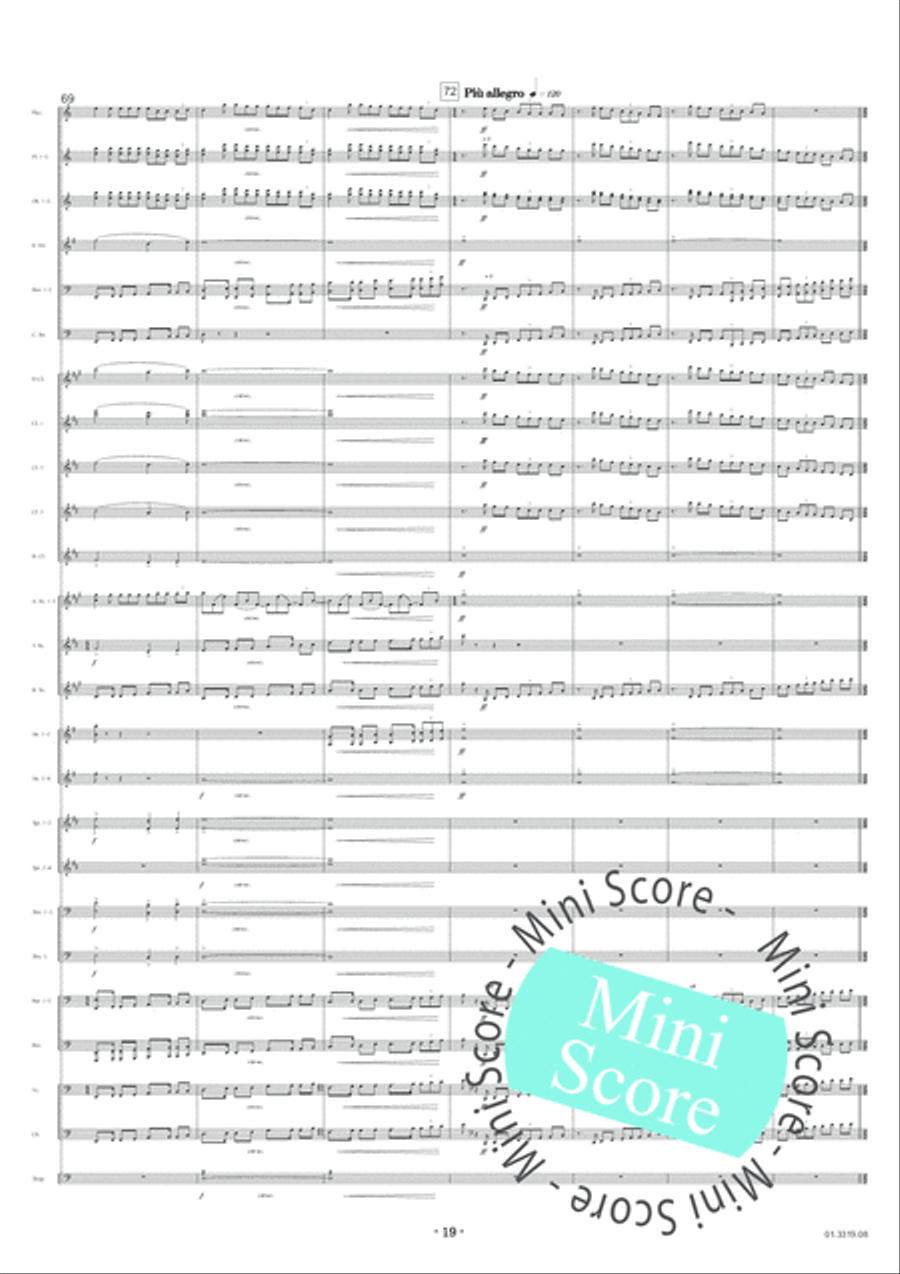 Feste Romane Concert Band scores gallery preview page 23