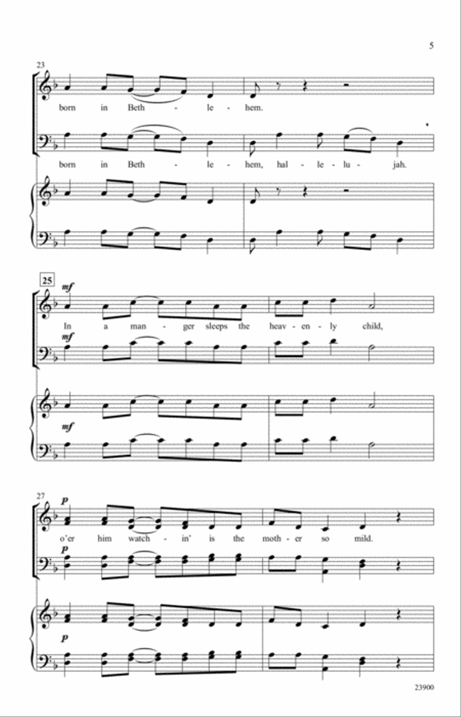 Bethlehem Spiritual 4-Part scores gallery preview page 4
