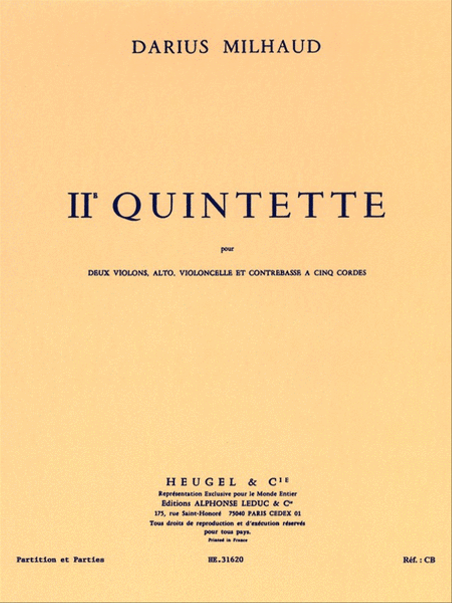 String Quintet No. 2 String Quintet scores gallery preview page 1