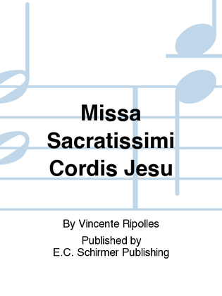 Missa Sacratissimi Cordis Jesu (Communion Service in C Major)