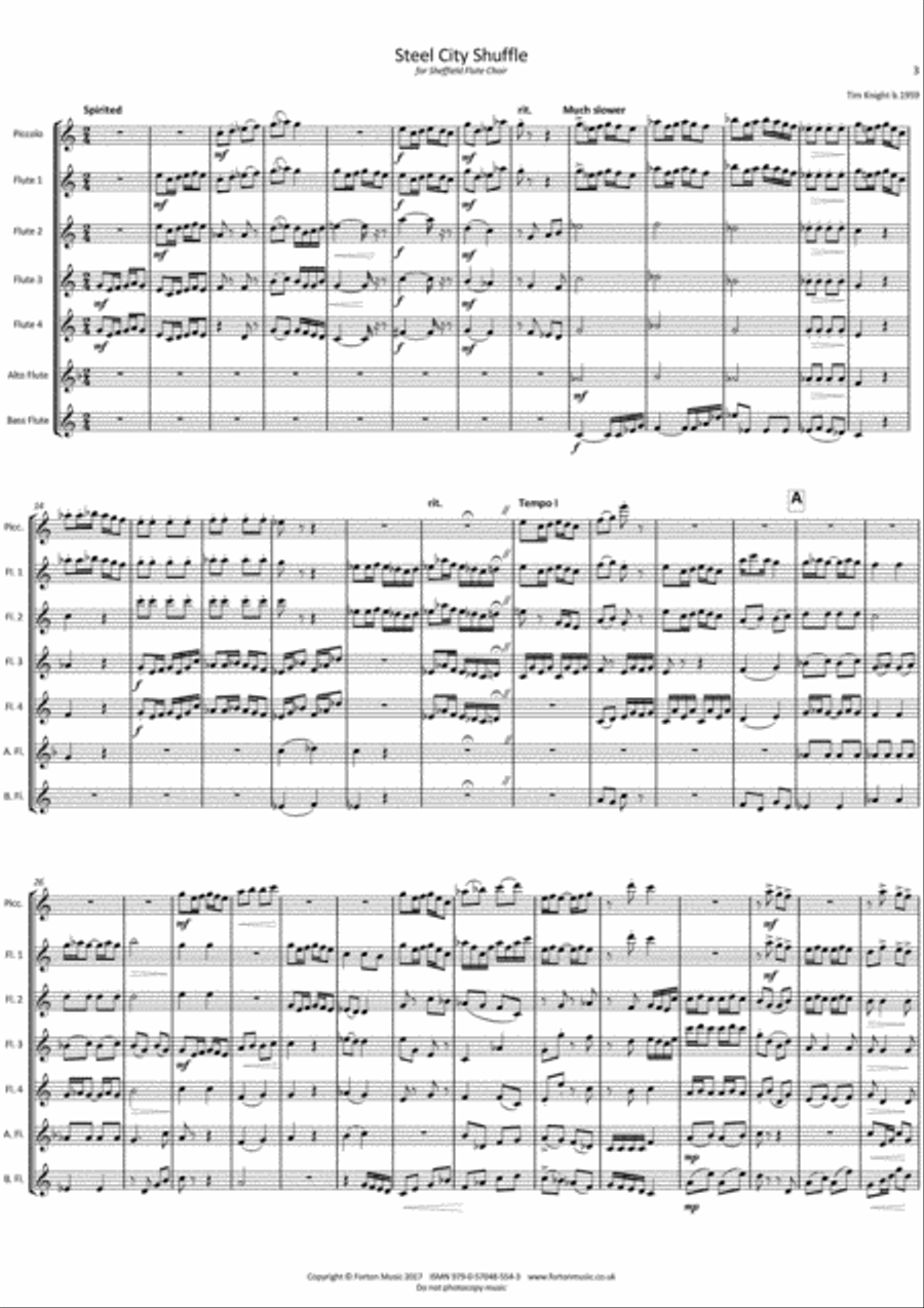 Steel City Shuffle Flute scores gallery preview page 2
