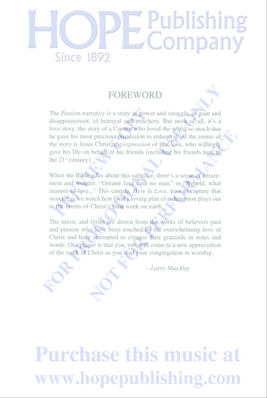 Here is the Love Here is the Love Choir scores gallery preview page 2