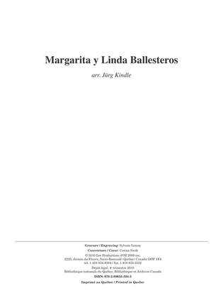 Book cover for Musique facile pour 4 guitares - Panama (Margarita y Linda Ballesteros)