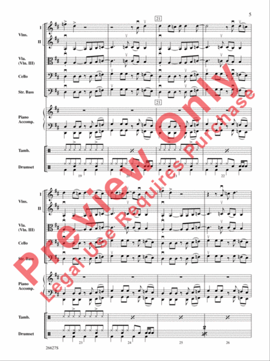 (I Can't Get No) Satisfaction String Orchestra scores gallery preview page 6