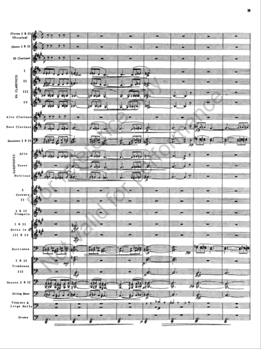 The Golden Legend Concert Band scores gallery preview page 35