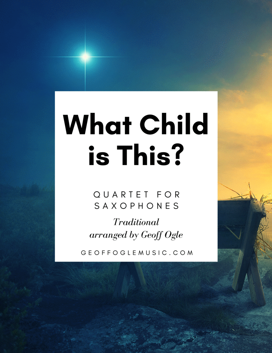 What Child Is This? Woodwind Quartet scores gallery preview page 1