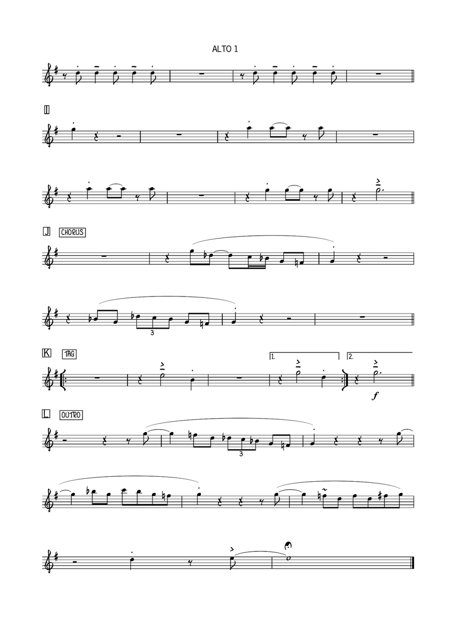 Bye Bye Love Jazz Ensemble scores gallery preview page 3