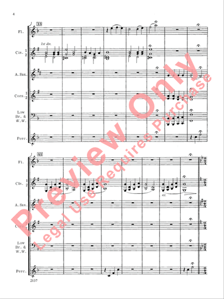 Air and Dance Concert Band scores gallery preview page 5