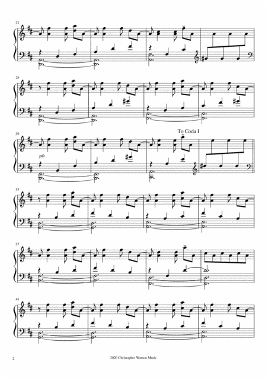 Waltz for Ellie (Piano Solo) Small Ensemble scores gallery preview page 2