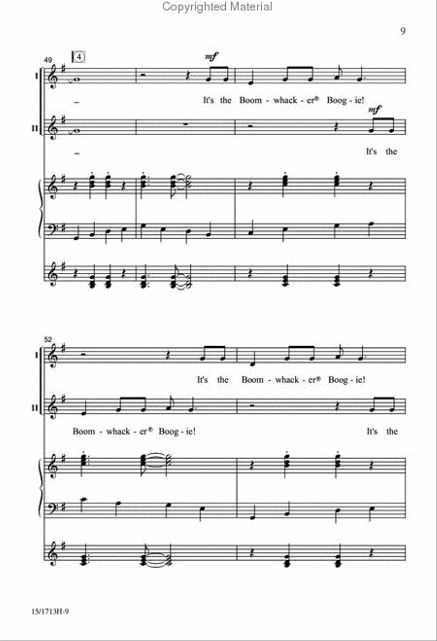 Boomwhacker Boogie 2-Part scores gallery preview page 9
