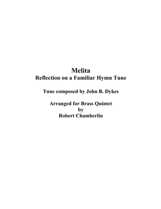 Melita: Reflection on a Familiar Hymn Tune