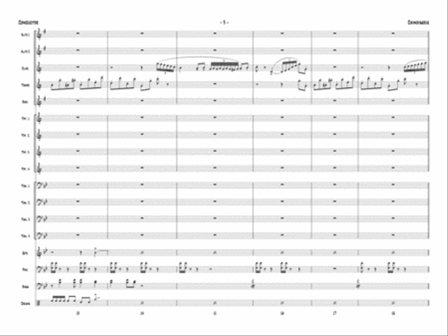 The Nutcracker Suite Jazz Ensemble scores gallery preview page 34