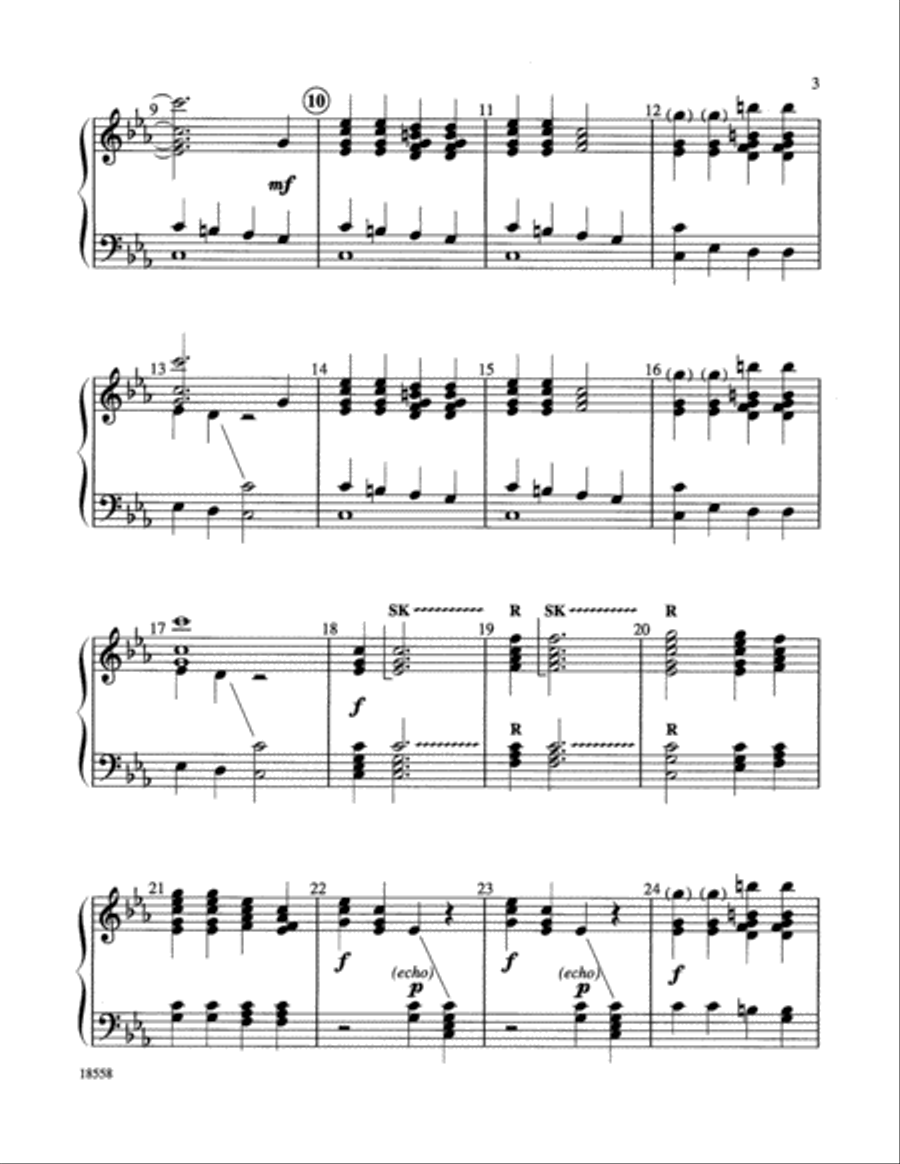Let My People Go Handbell Choir scores gallery preview page 3