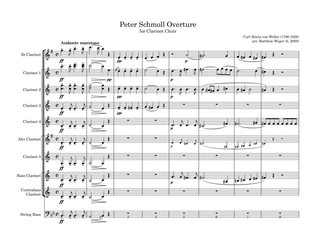 Peter Schmoll Overture - Clarinet Ensemble