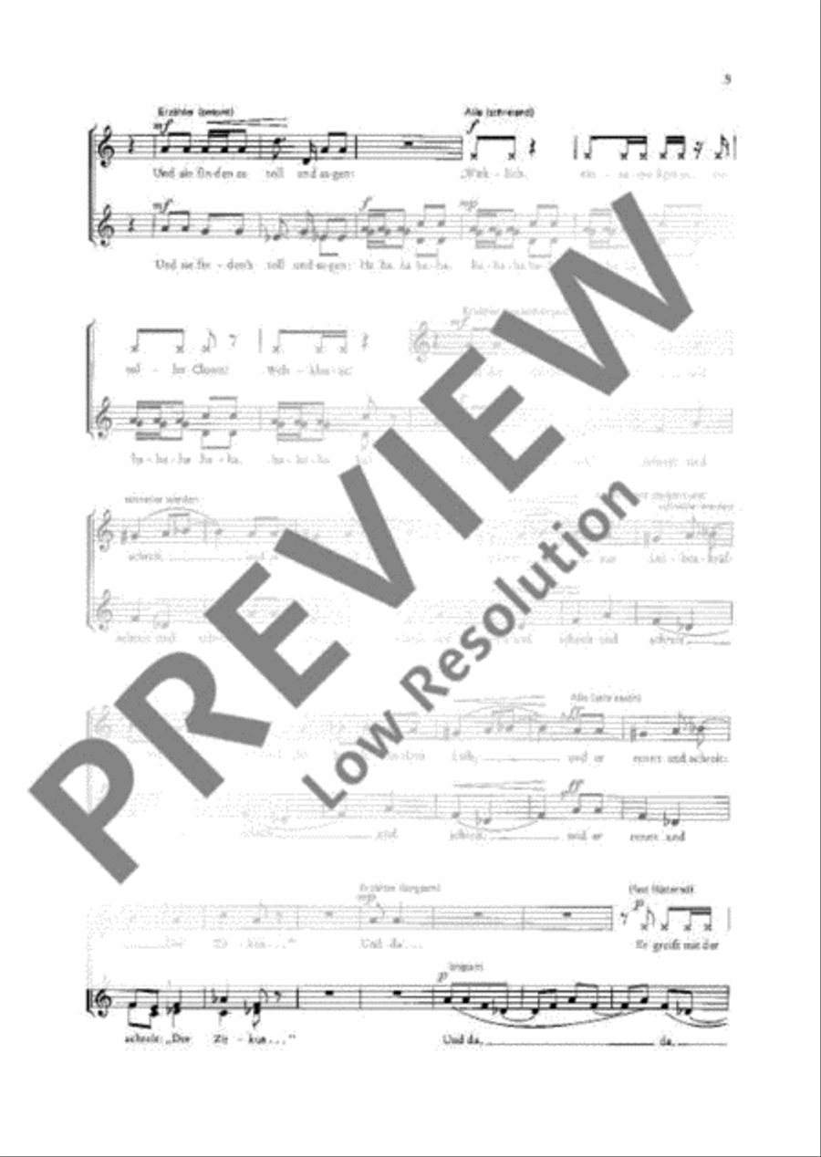 Ballad of the clown Ballad of the clown SSA scores gallery preview page 6