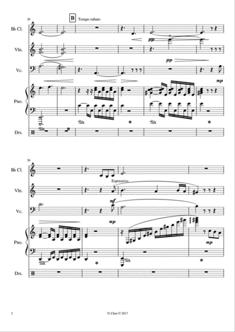 Tremor 0330 Small Ensemble scores gallery preview page 2