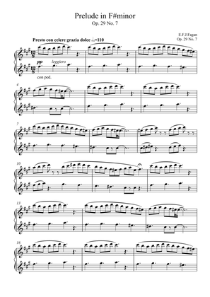 Prelude in F# minor Op. 29 No. 7