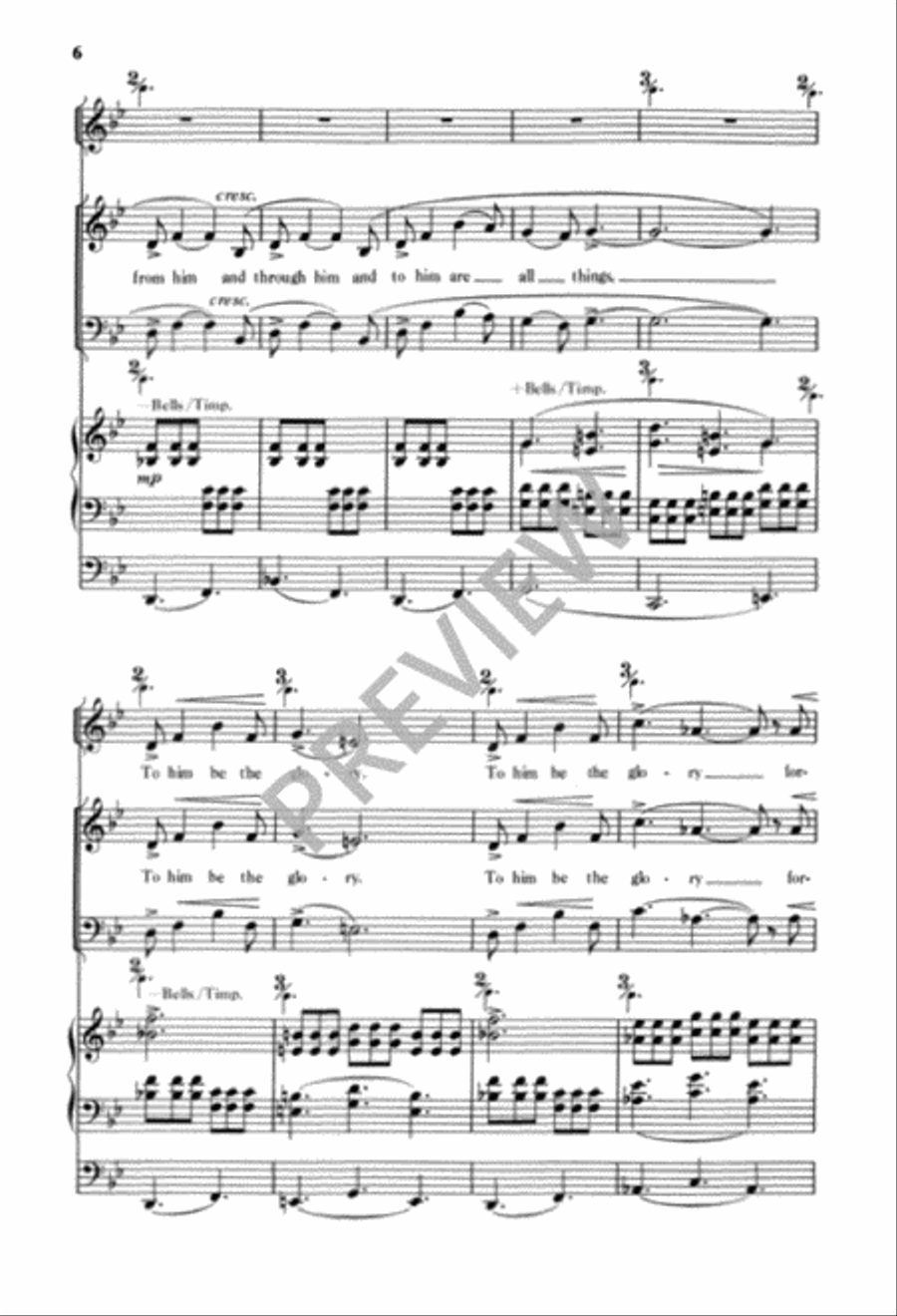 A Prayer for Us 4-Part scores gallery preview page 8