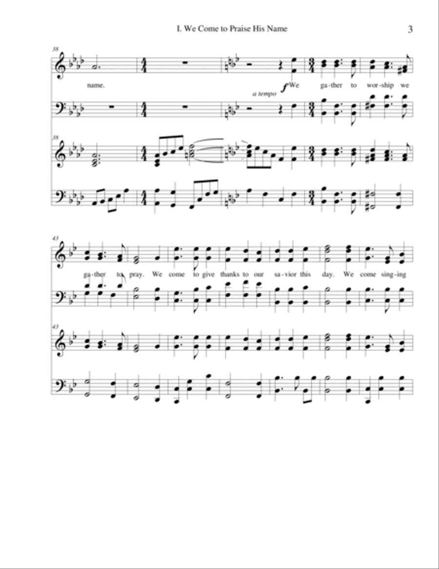 By His Grace 4-Part scores gallery preview page 3