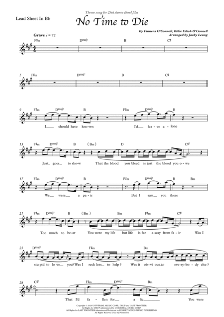 No Time To Die Small Ensemble scores gallery preview page 2