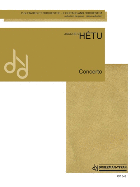Concerto 2 guitares et orchestre op. 77 (piano reduction)