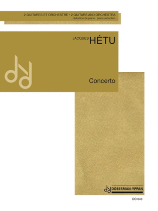 Book cover for Concerto 2 guitares et orchestre op. 77 (pno red)