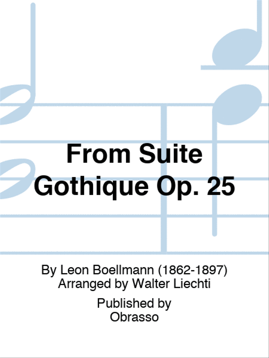 From Suite Gothique Op. 25 Chamber Music scores gallery preview page 1