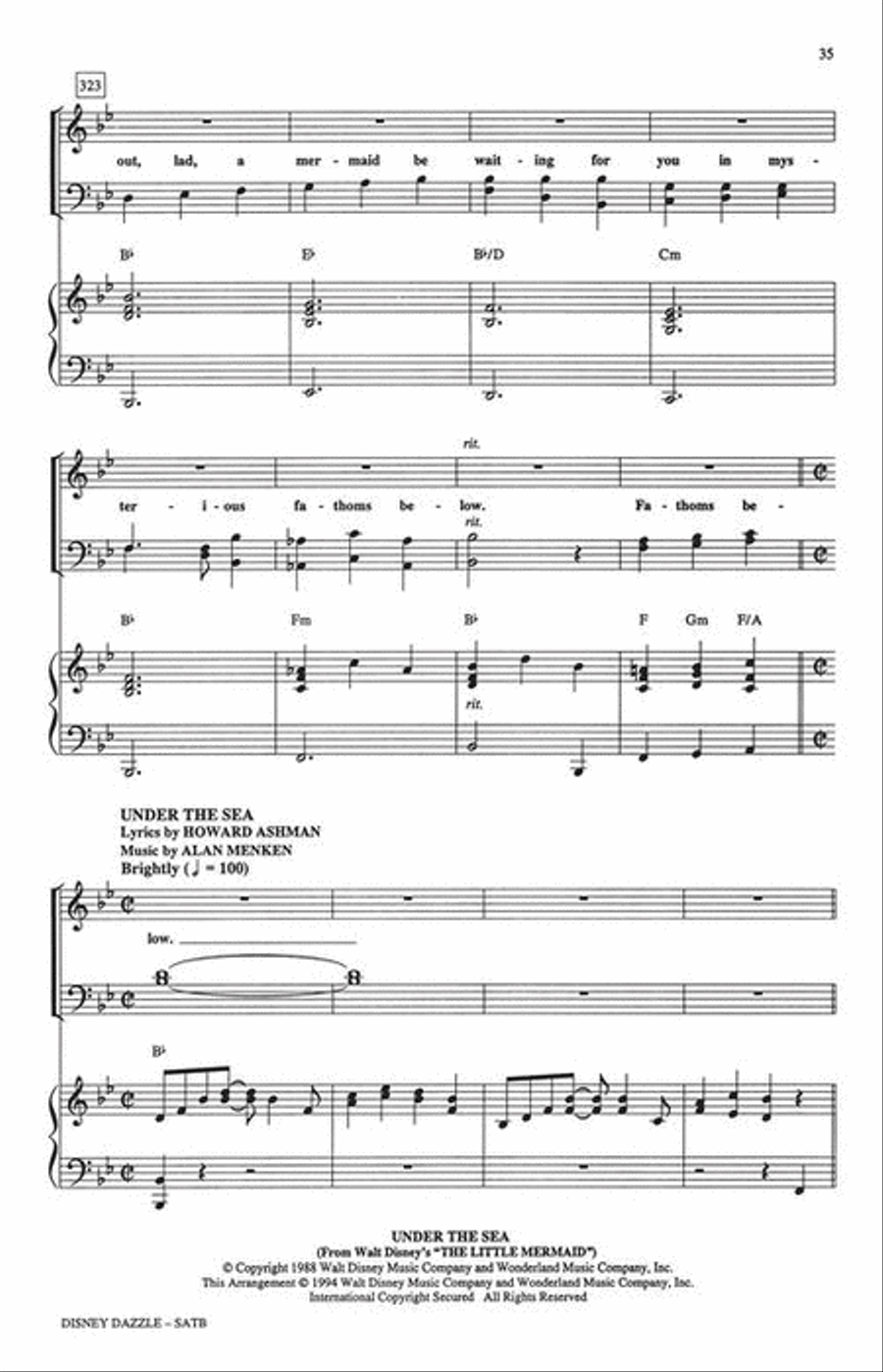 Disney Dazzle! (Medley) 4-Part scores gallery preview page 7