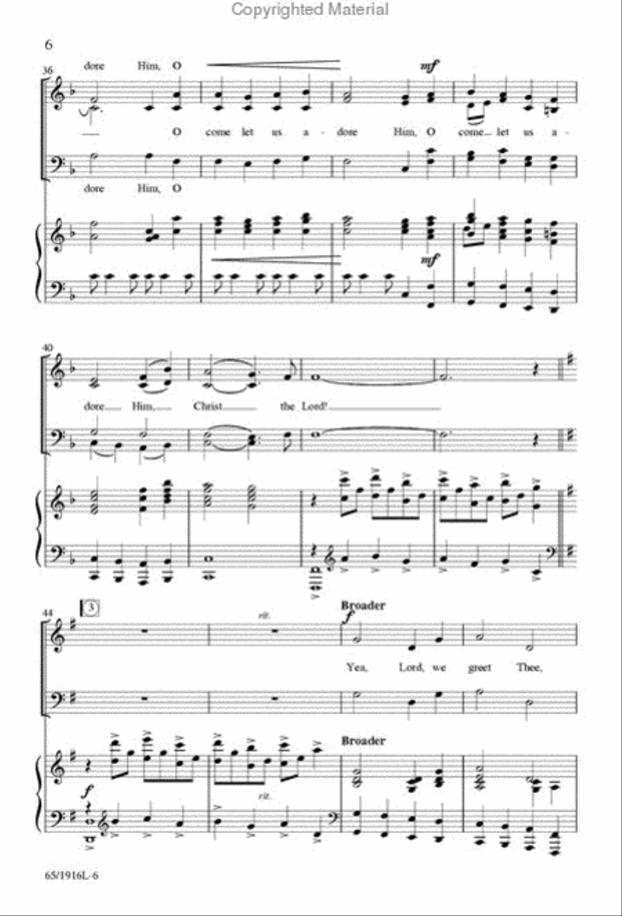 Touched by a Child, Touched by a King 4-Part scores gallery preview page 5