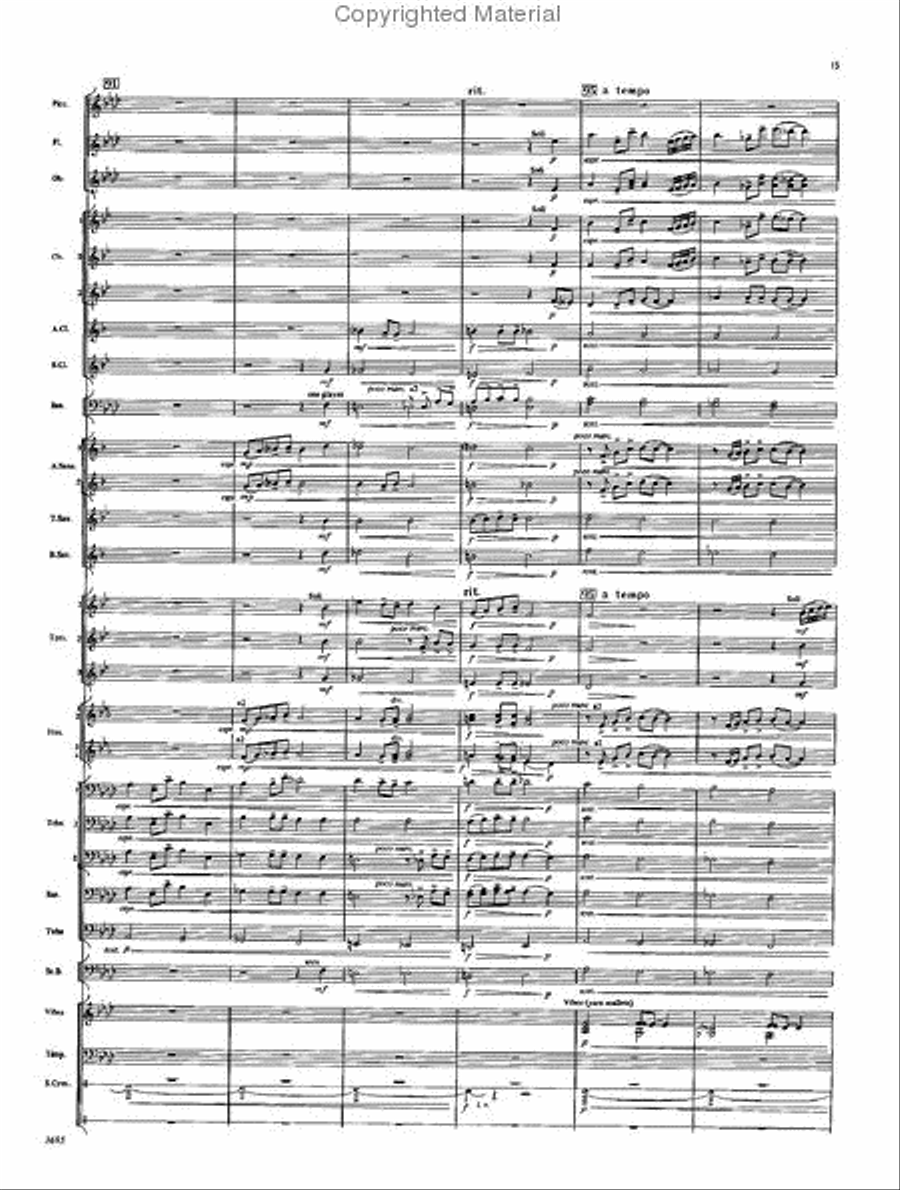 In All Its Glory Concert Band scores gallery preview page 13