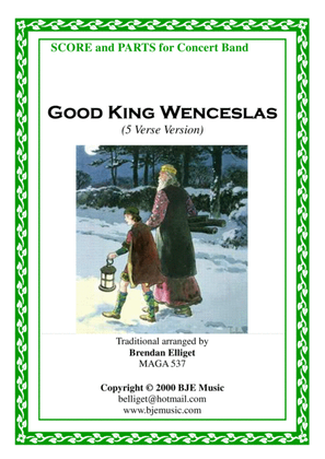 Book cover for Good King Wenceslas - Concert Band Score and Parts PDF