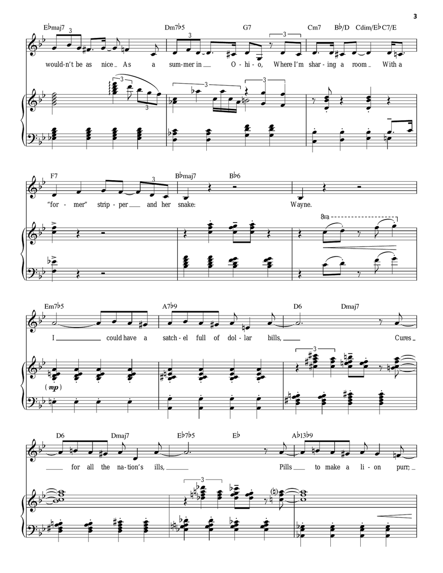 A Summer In Ohio (from The Last 5 Years) Guitar scores gallery preview page 3