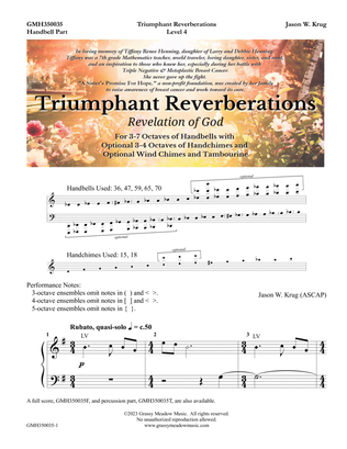 Triumphant Reverberations (for 3-6 octave handbell ensemble with opt. percussion) (site license)