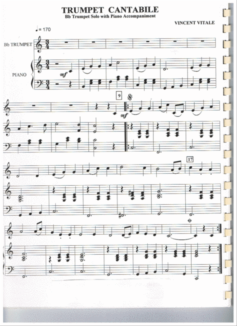Trumpet Cantabile Trumpet Cantabile B-Flat Trumpet scores gallery preview page 2