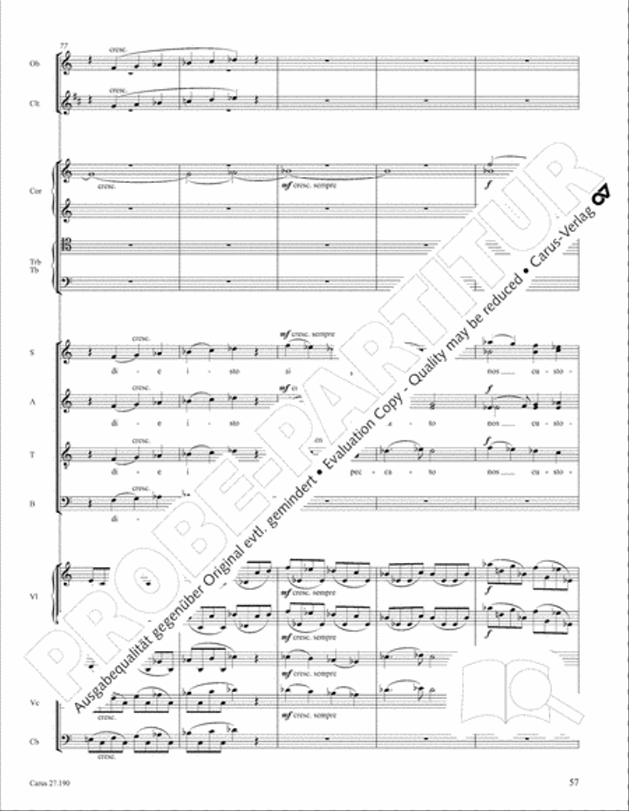 Te Deum 4-Part scores gallery preview page 64