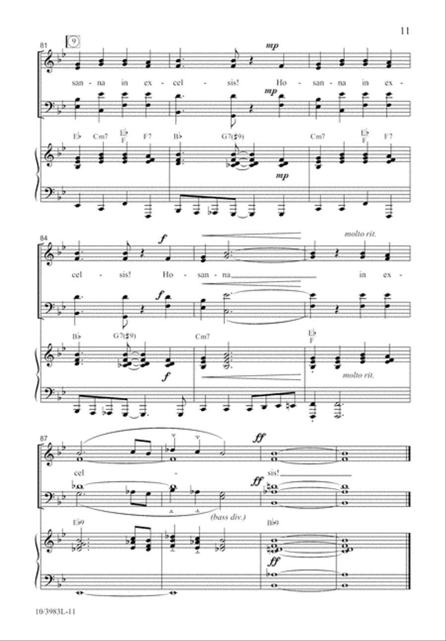 Ding, Dong! Merrily on High 4-Part scores gallery preview page 12