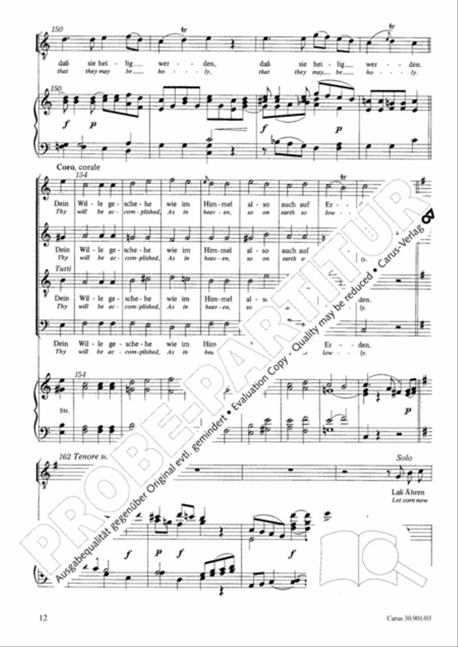Our father (Vater unser) Our father (Vater unser) TB scores gallery preview page 13