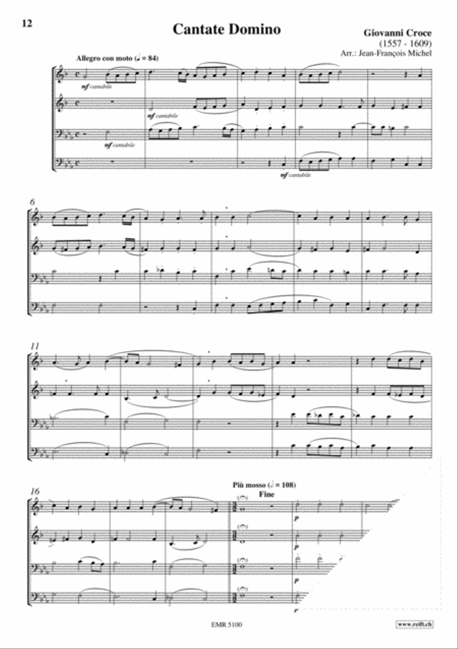 8 Quartets 8 Quartets Brass Ensemble scores gallery preview page 9