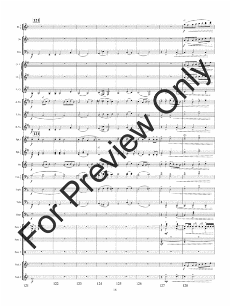 Christmas Bells Are Ringing Concert Band scores gallery preview page 19