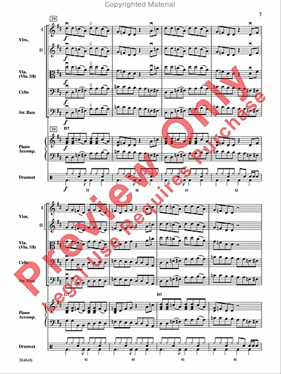 Finger Rock! Finger Rock! String Orchestra scores gallery preview page 8