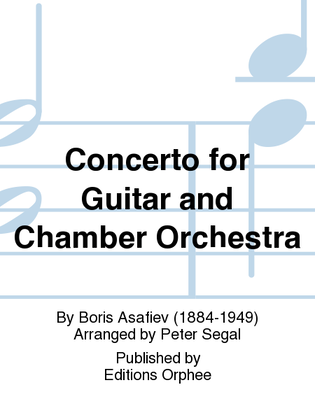 Book cover for Concerto for Guitar and Chamber Orchestra