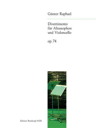 Book cover for Divertimento Op. 74