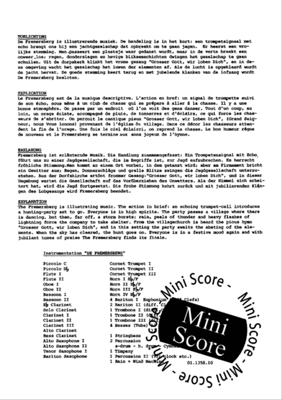 De Fremersberg 4-Part scores gallery preview page 4