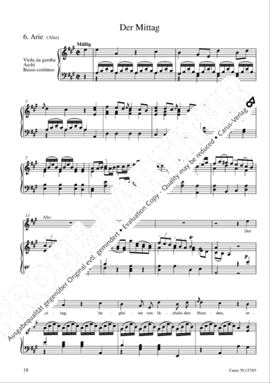 Die Tageszeiten 4-Part scores gallery preview page 19
